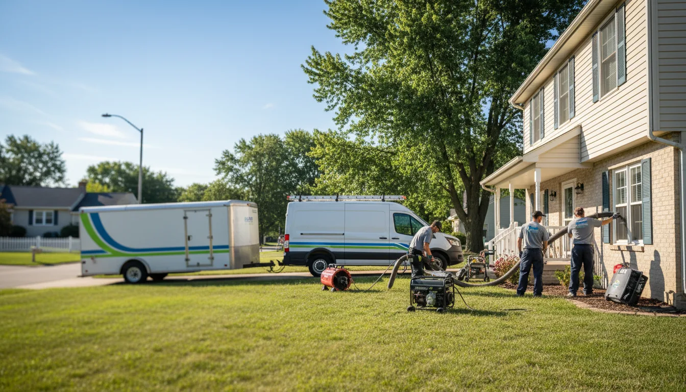 Flooded Basement Restoration And Cleanup With Repair in Rowley, IA near me